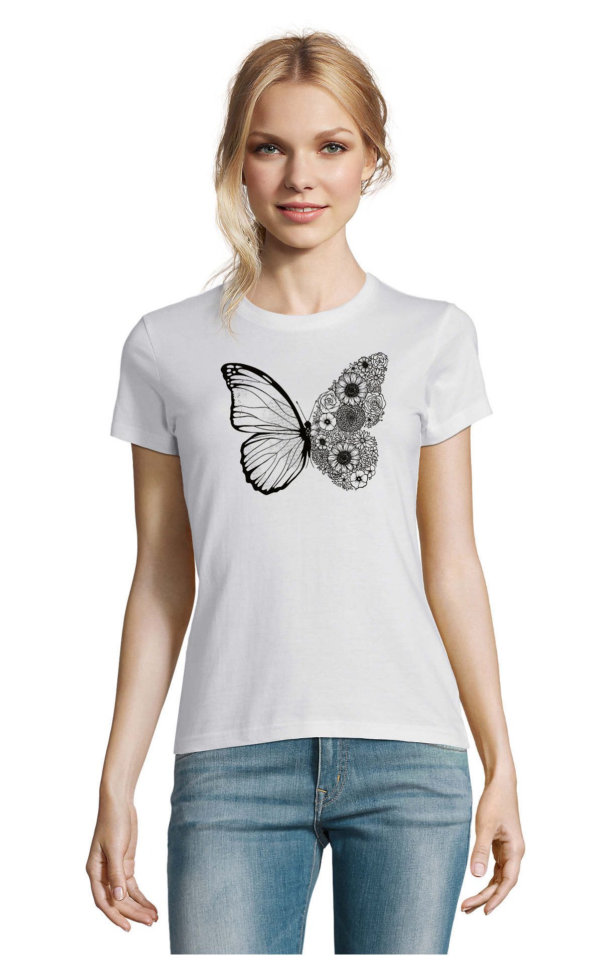 Blondie & Brownie T-Shirt Flower Butterfly günstig online kaufen