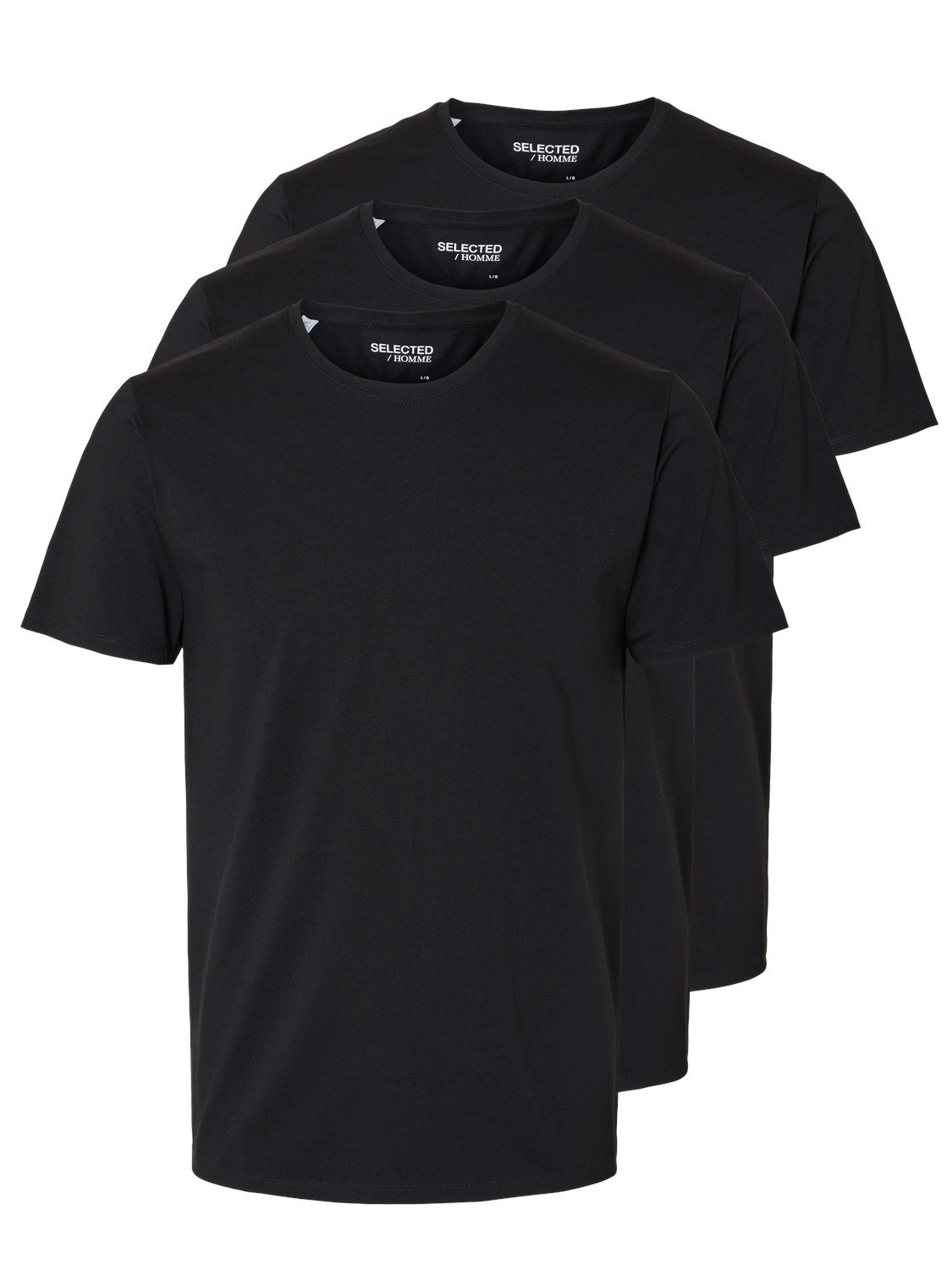 Selected T-Shirt SLHROLAND SS O-NECK TEE 3-PACK NOOS günstig online kaufen