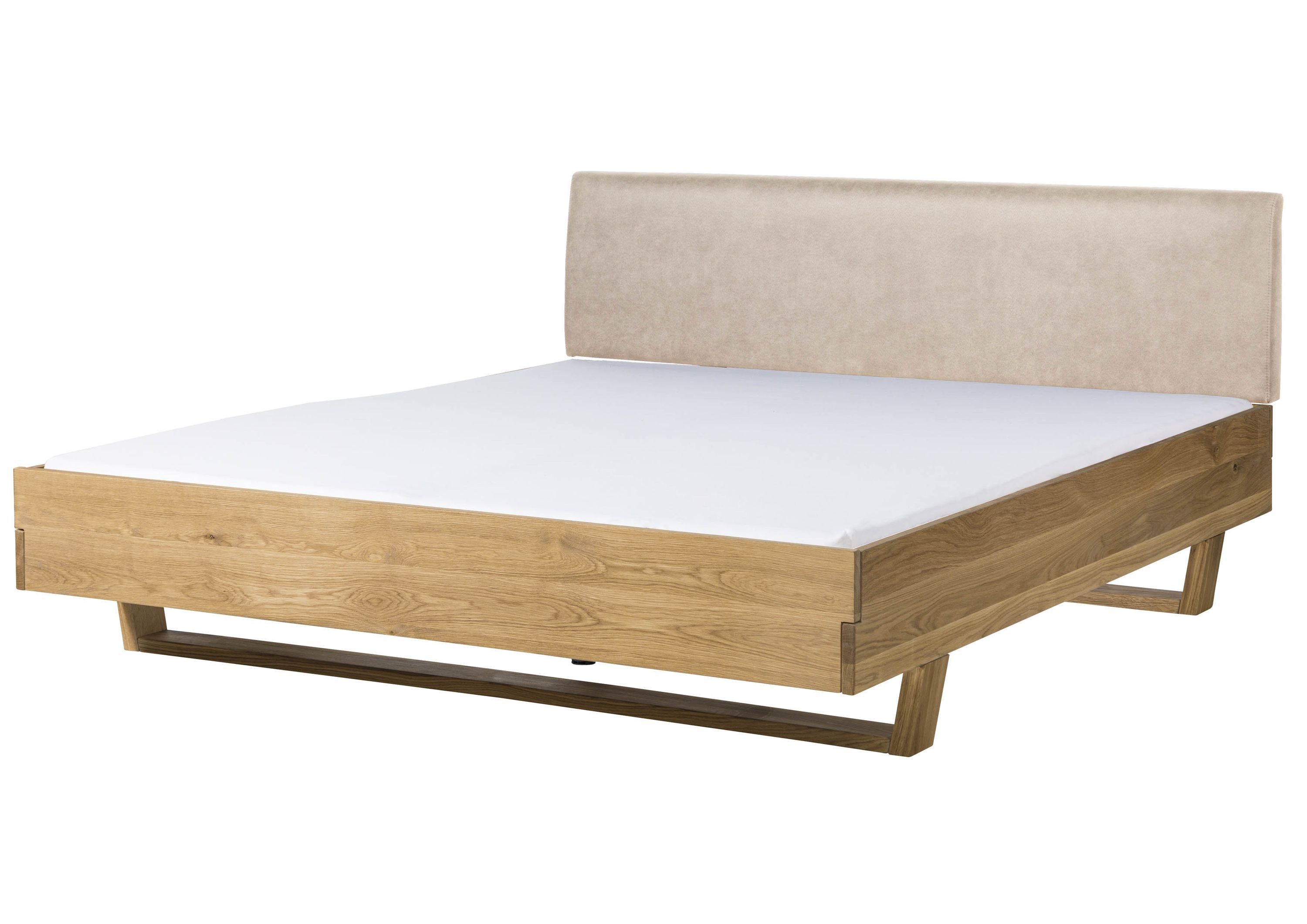 Massivmoebel24 Massivholzbett (Fichte 140x200x85 natur gebeizt/geölt, Kopft günstig online kaufen