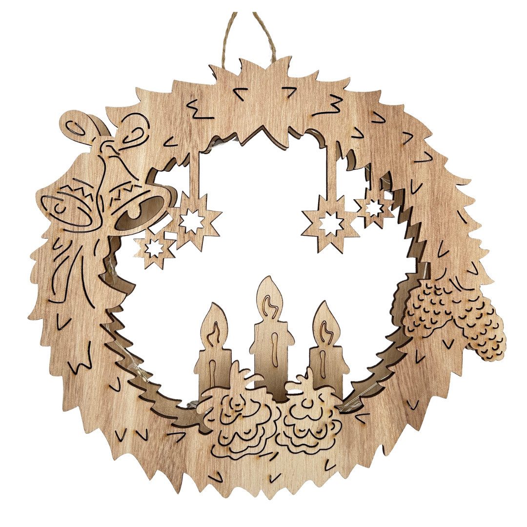 abc HOME LED-Dekofigur Hängedekoration Weihnachten, LEDs, Batteriebetrieben günstig online kaufen