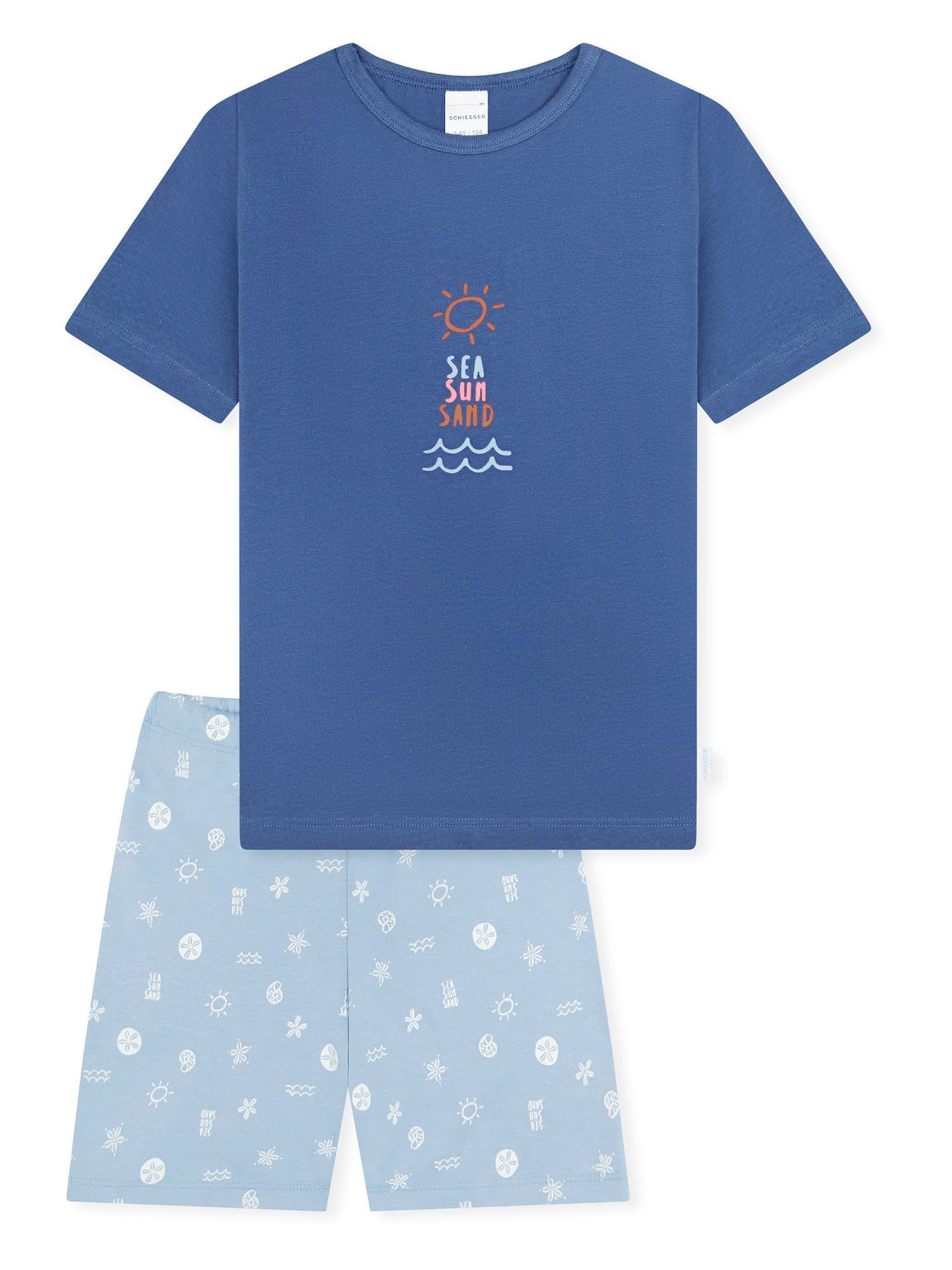 Schiesser Pyjama Nightwear (2 tlg) Schlafanzug, Pyjama Set, Nachtwäsche