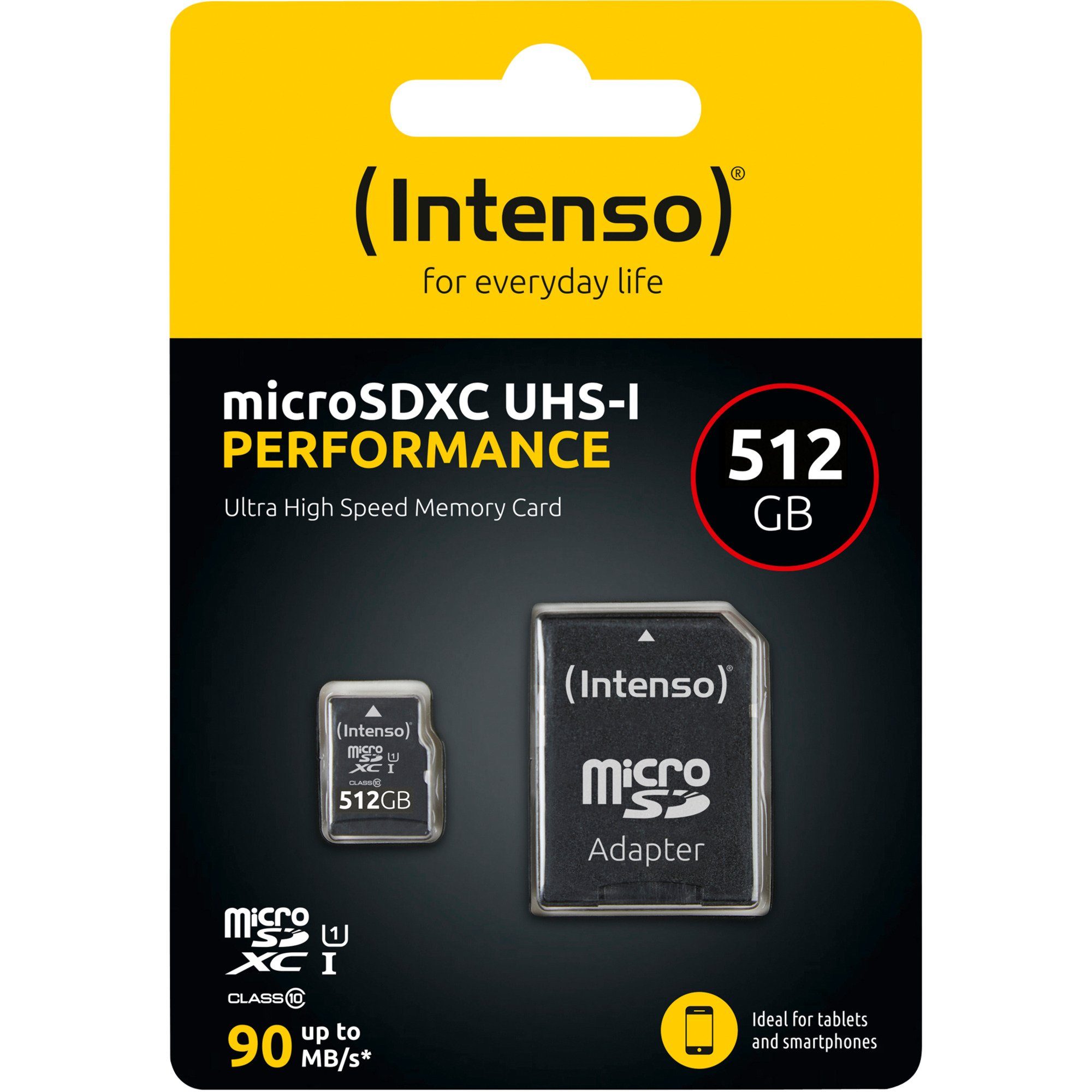Intenso Intenso UHS-I Performance 512 GB microSDXC, externer Speicher (512 GB GB)