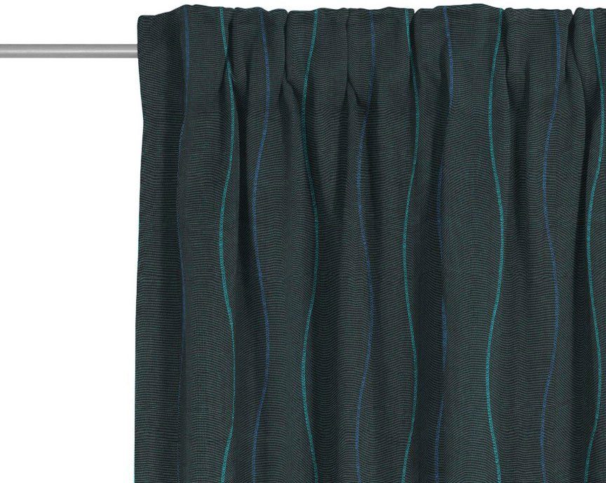 blau blickdicht, Vorhang Jacquard Sepino, (1 St), Wirth, Multifunktionsband