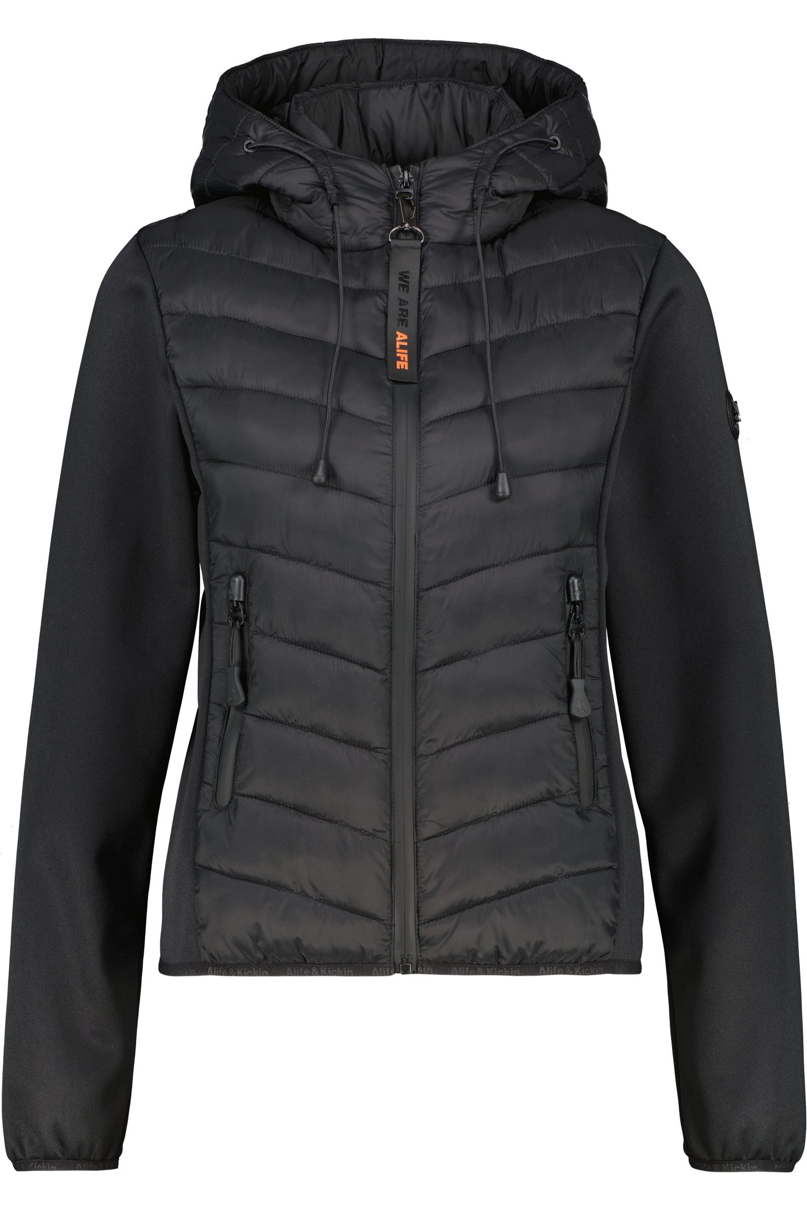 Alife & Kickin Sommerjacke Damen ZeliaAK A Übergangsjacke, Jacke Gesteppte Front, verstellbare Kapuze, zwei Reißverschlusstaschen