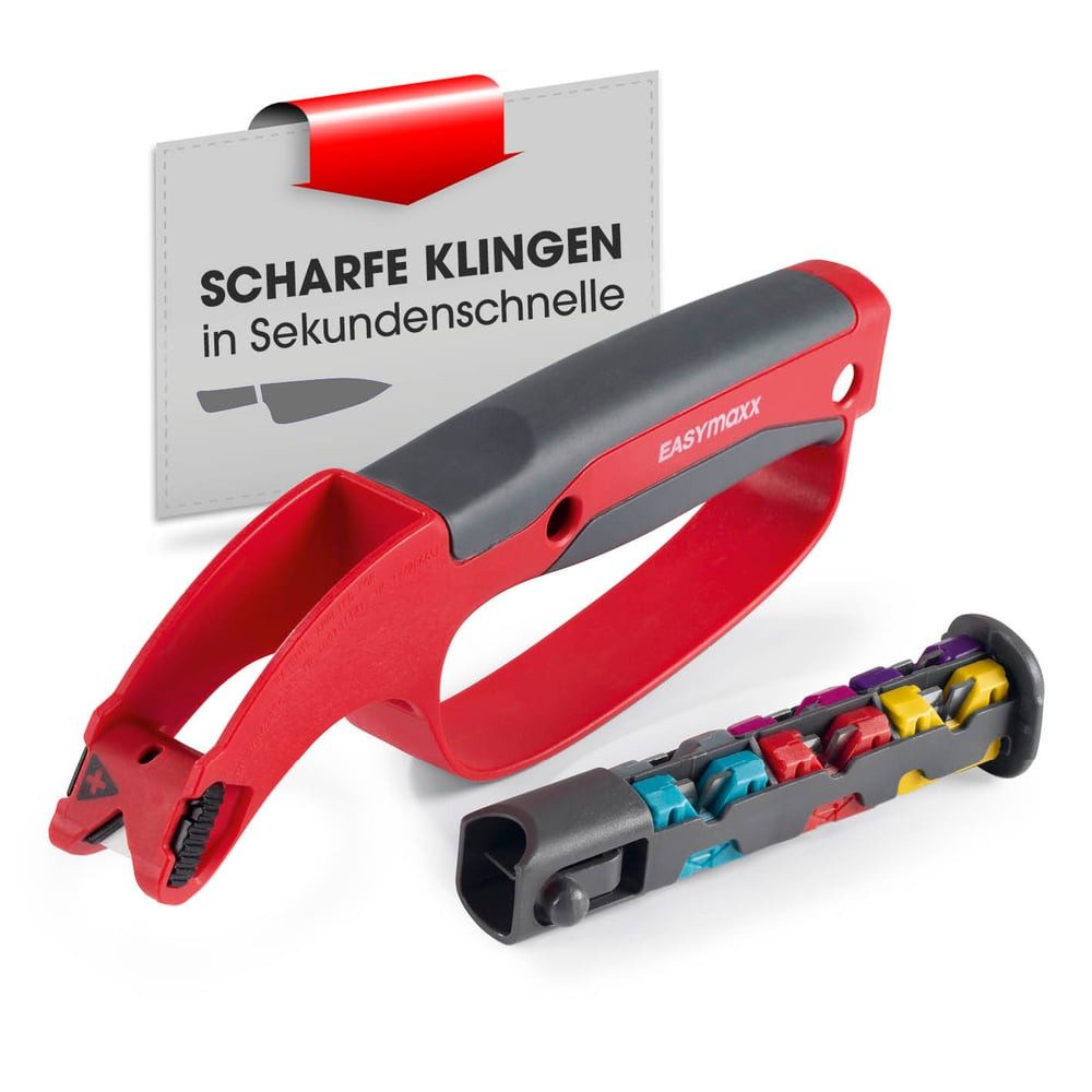 EASYmaxx Messerschärfer Universal-Klingenschärfer Für Messer, Scheren, Werkzeuge & Co., Universal-Klingenschärfer Für Messer, Scheren, Werkzeuge & Co.