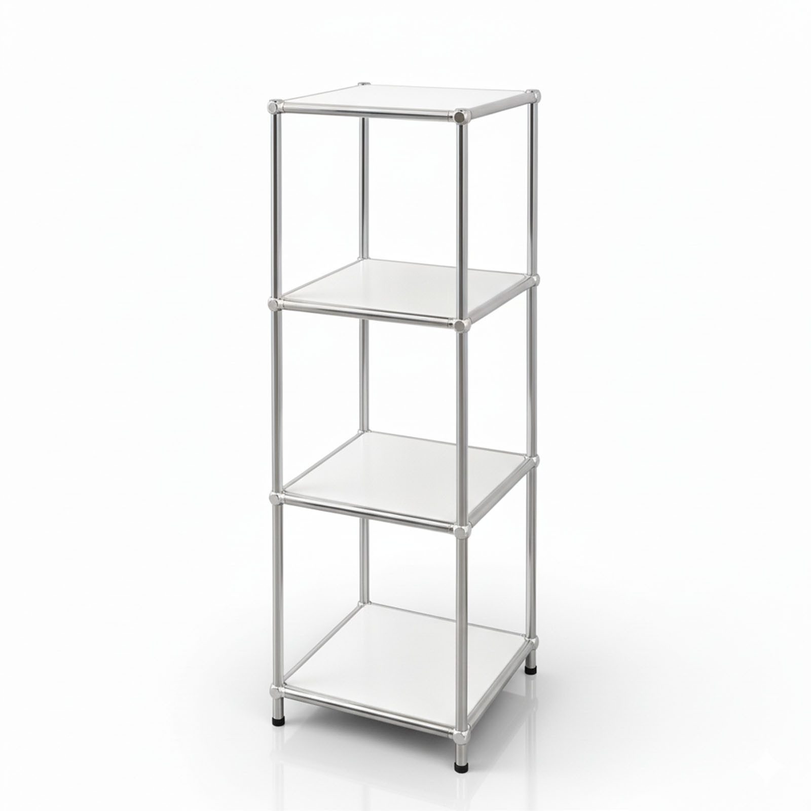 Kubus Standregal Urban Pure MK-005,4 stöckiges mit Ablagen in 6 Farben, Einzelartikel, Platzsparende Bauweise;pflegeleichte Oberfläche