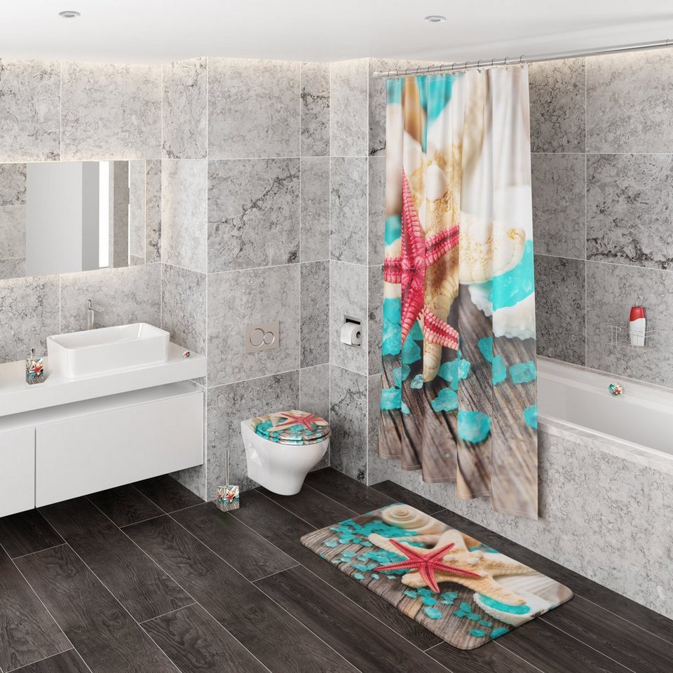 modern Salts, auswechselbarem Sanilo Bath mit & Bürstenkopf WC-Bürste stylish, WC-Garnitur