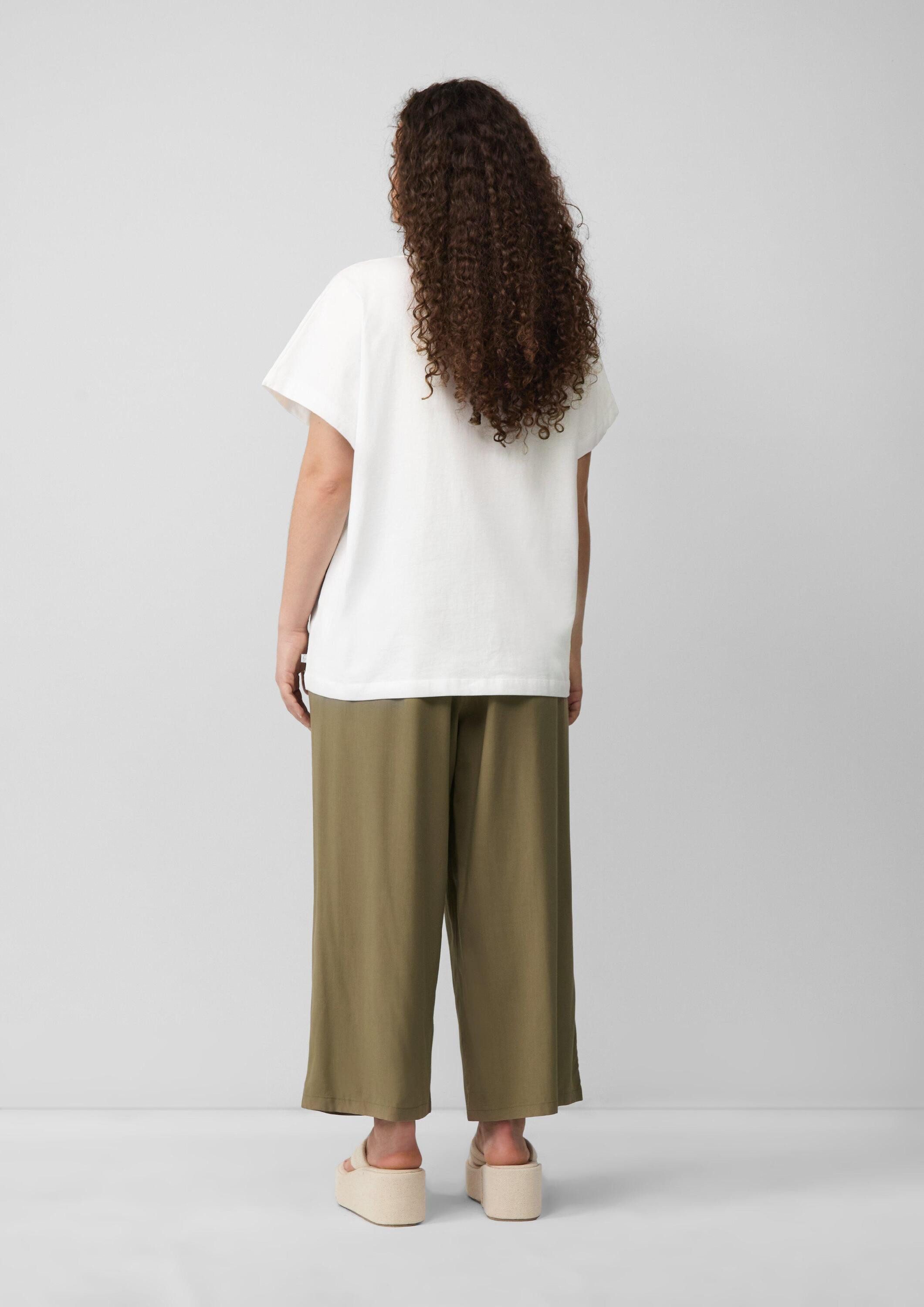 QS Culotte Hose Culotte aus Viskose