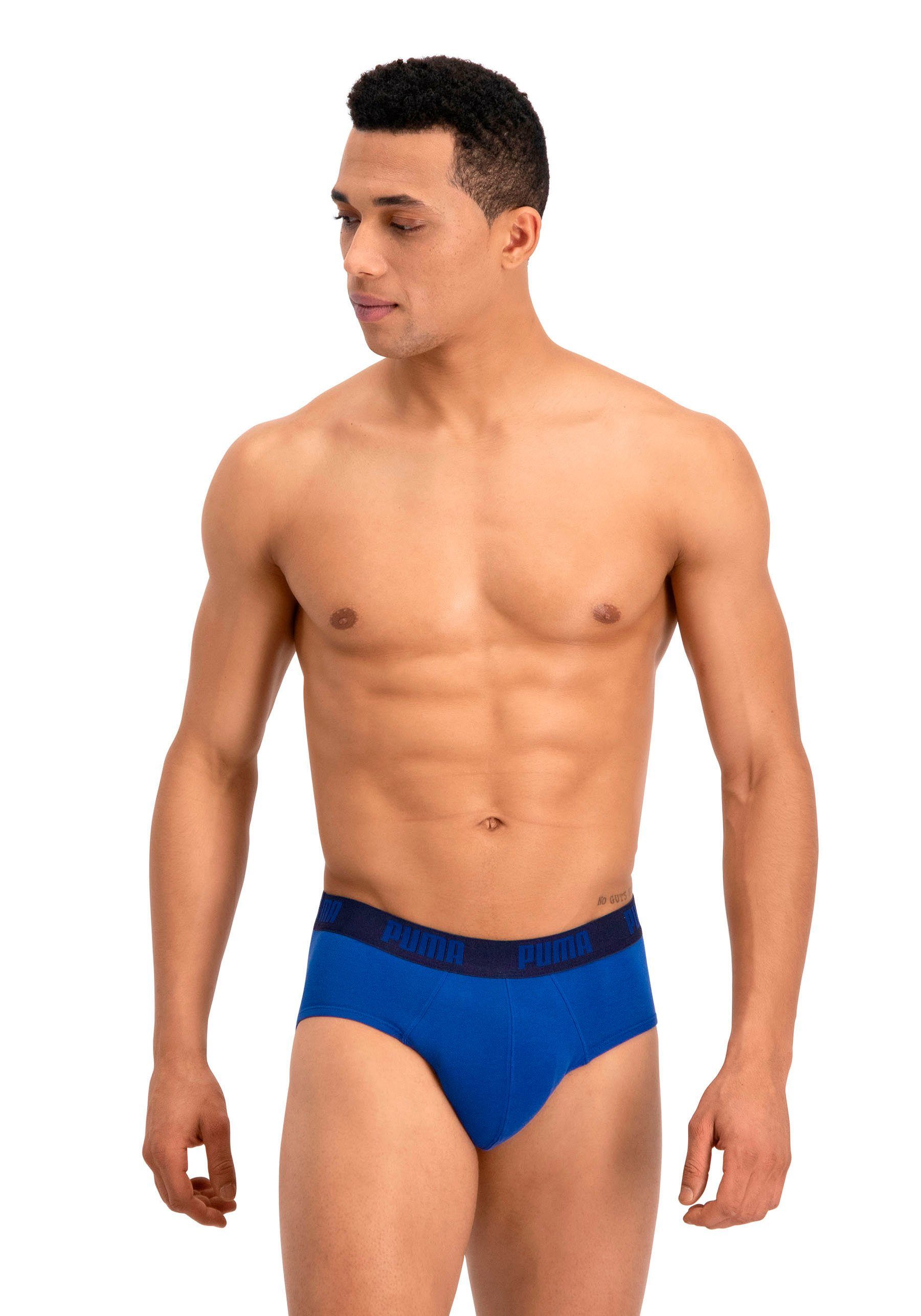 Slip PUMA (Packung, BASIC 2P BRIEF blau, 2-St) PUMA navy