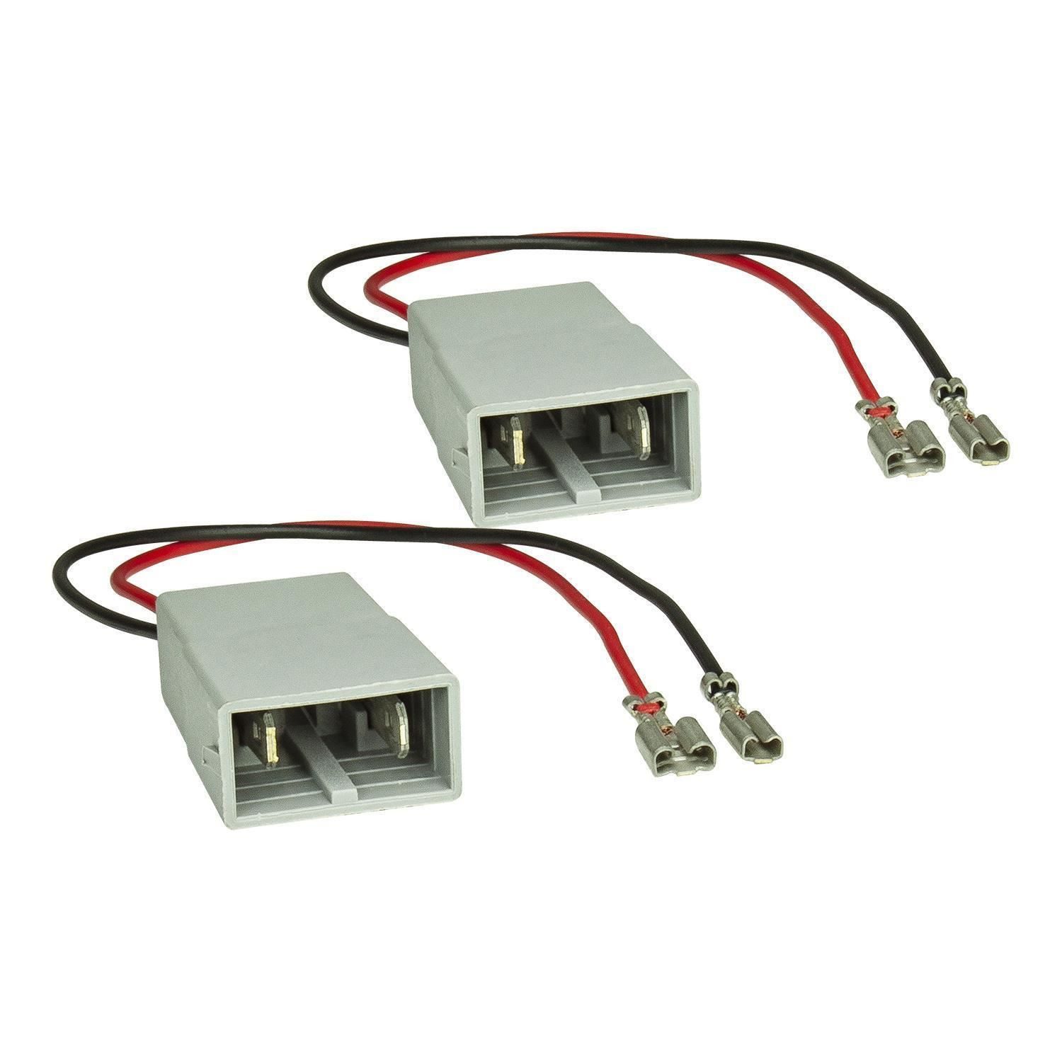tomzz Audio Lautsprecheradapter (2er Set) auf DIN passt für Honda Accord CR-V CR-Z Auto-Lautsprecher