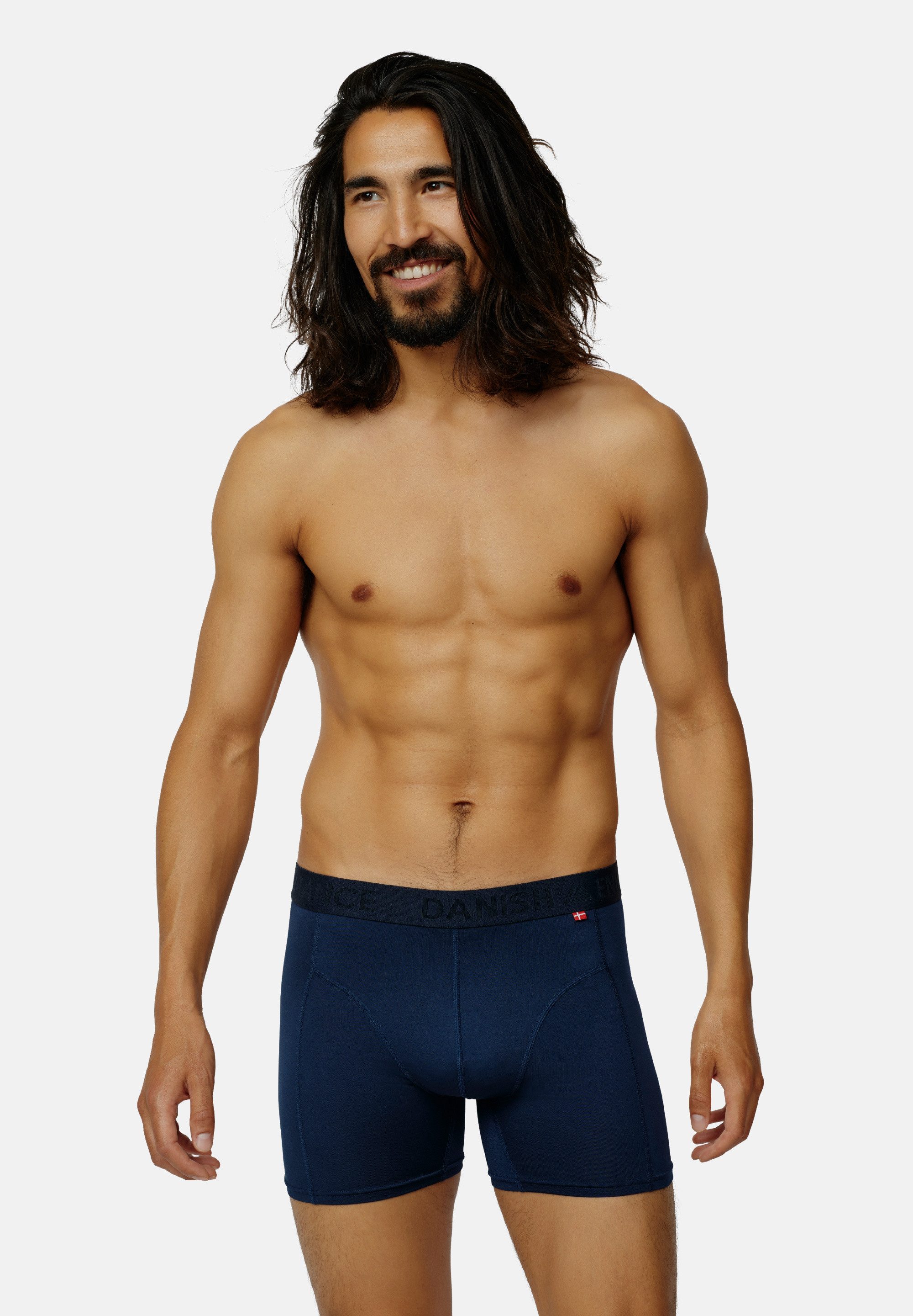DANISH ENDURANCE Boxershorts Sports Trunks (3-St) Schnelltrocknende Sportunterhose, ohne Aufrollen & Verrutschen