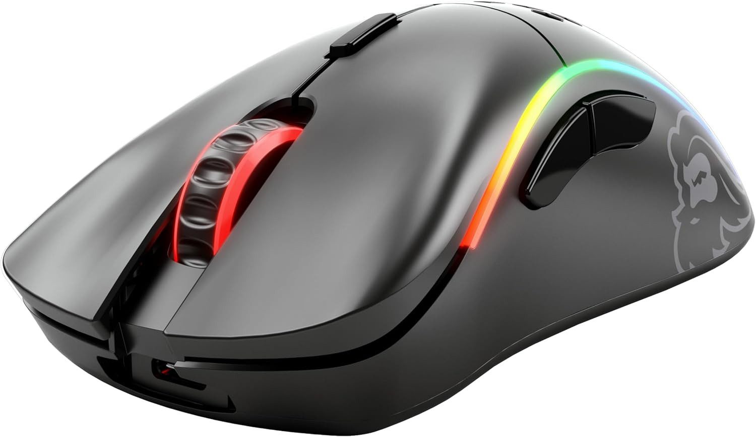 GLORIOUS Glorious Gaming Model D Wireless Gaming Maus Ultraleicht 69g Gaming-Maus (USB oder kabellos (2.40GHz), gelochte Oberfläche (Wabenstruktur)