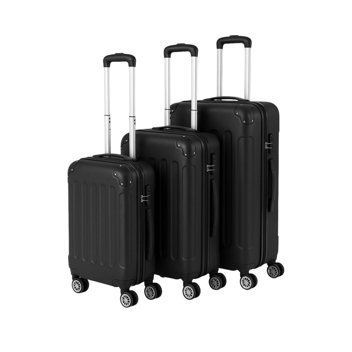 ARLI Kofferset 3er Reisekoffer Set M / L / XL Hartschalenkoffer Trolley Kof günstig online kaufen
