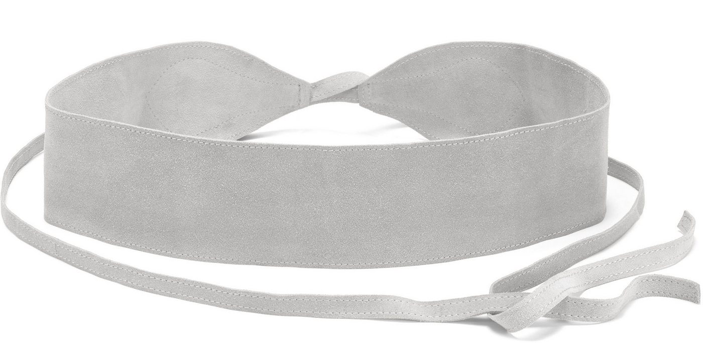 LASCANA Taillengürtel Bindegürtel, Ledergürtel, Gürtel für Kleid & Overall, Bauchgürtel aus Leder zum Binden mit Shaping-Effekt