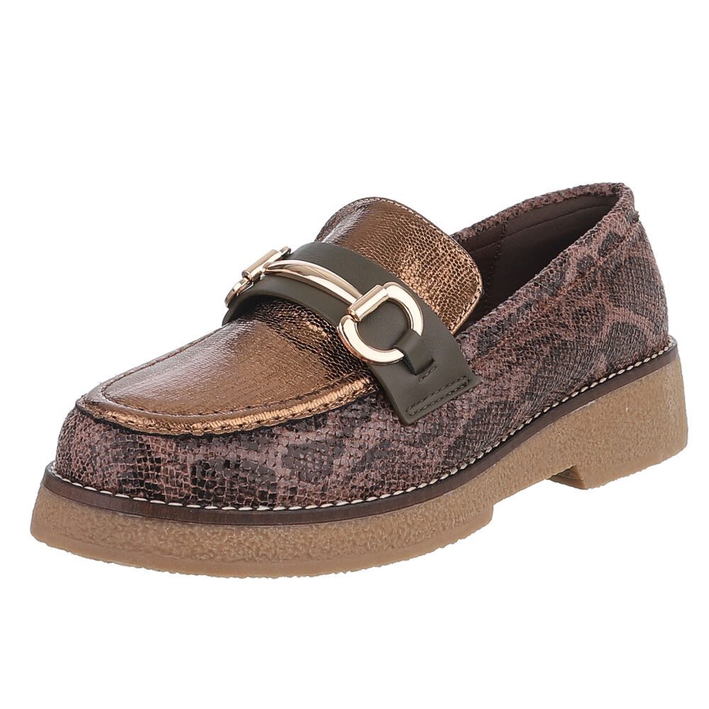 Ital-Design Eleganter Loafer mit Schnalle für günstig online kaufen