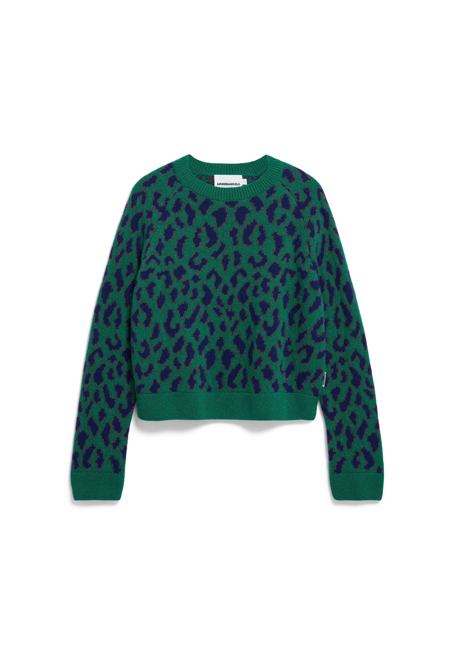 Strickpullover DILIRIAA LEOPAA Pullover aus recyclem Bio-Woll Mix