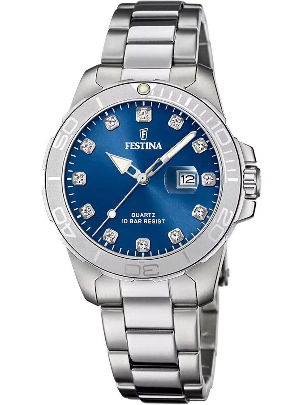 Festina Quarzuhr Festina F20503/6 Damenuhr Boyfriend 35mm 10ATM Festina F20503/6 Damenuhr Boyfriend 35mm 10ATM