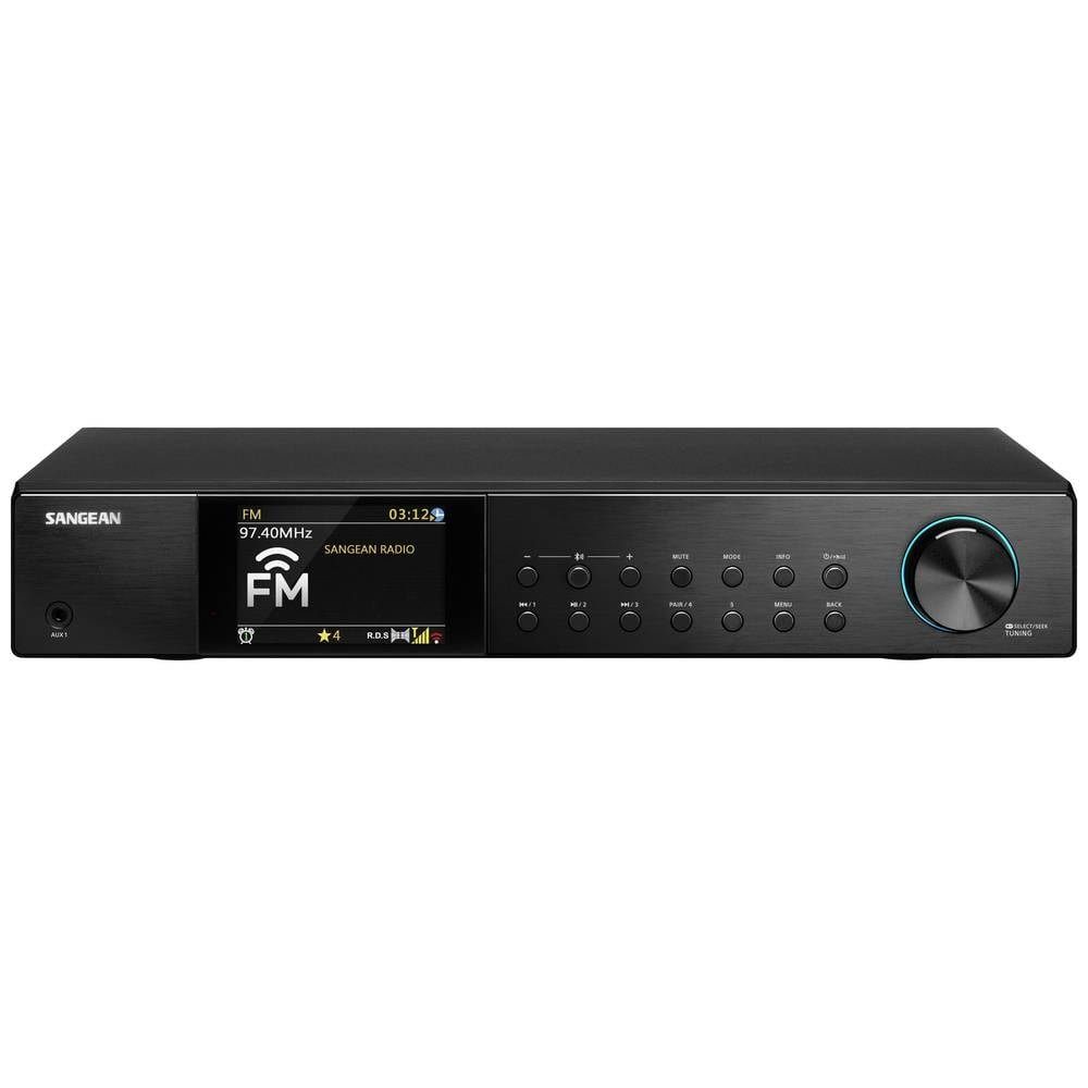 Sangean WFT-4 Internetradio HiFi-Tuner Schwarz Bluetooth®, DAB+, Internet-Radio