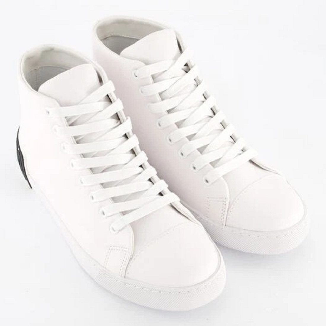 Moschino MOSCHINO Herren SNEAKERU. VULCA25 VITELLO BIANCO HIGH TOP. Sneaker günstig online kaufen