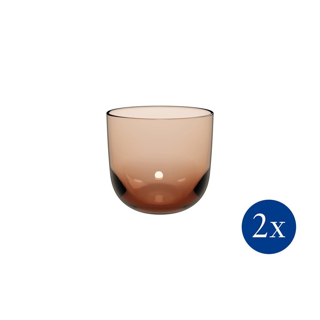 280 ml, Stück, Tumbler-Glas 2 Villeroy Clay by & Like like. Wasserglas, Glas Boch