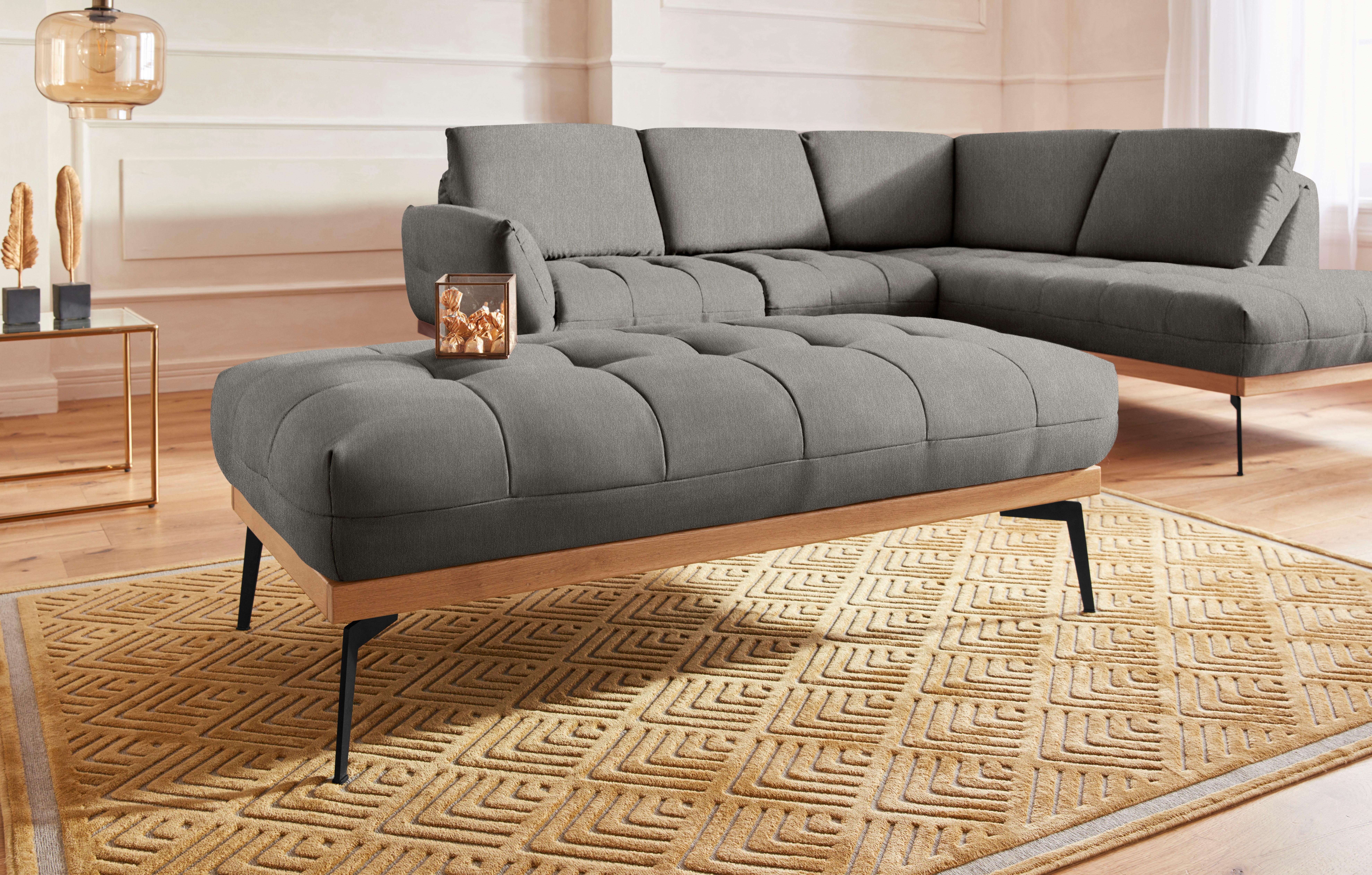 exxpo - sofa fashion Hocker Palic, moderner Polsterhocker mit tollen Verarbeitungsdetails