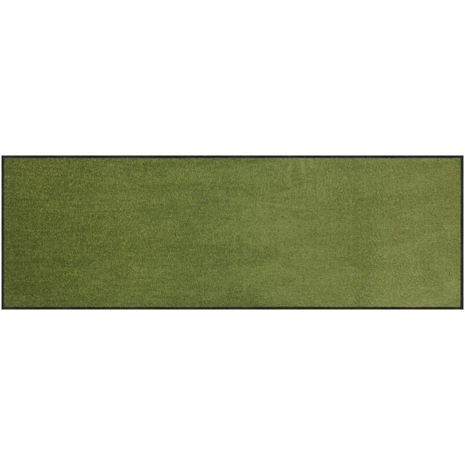 Salonloewe Läufer Teppichläufer 60x180 Uni Salbei grün, Läufer groß, Höhe: 600 mm