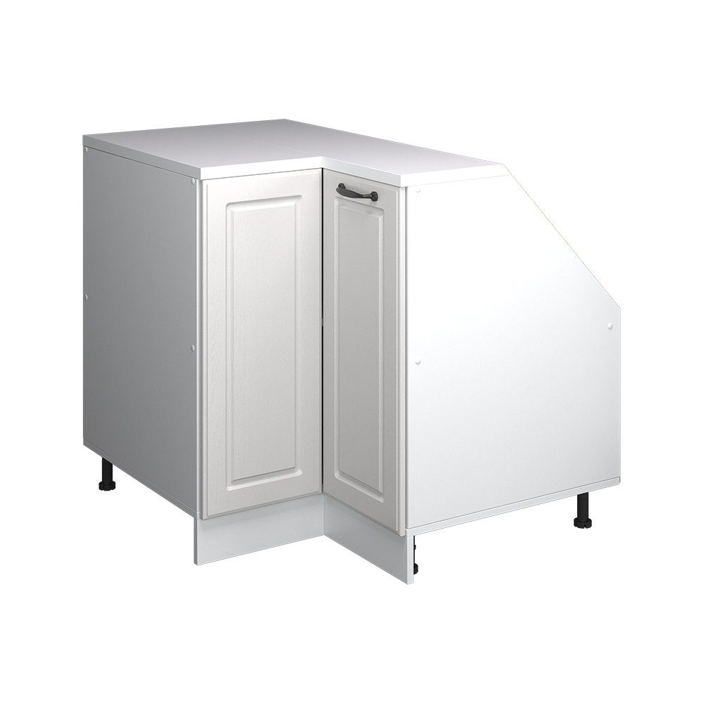 Vicco Kommode Rion, Weiß Landhaus/Weiß, 75.6 x 81.6 cm mit 1 Tür, Schrankkorpu... (1 St)