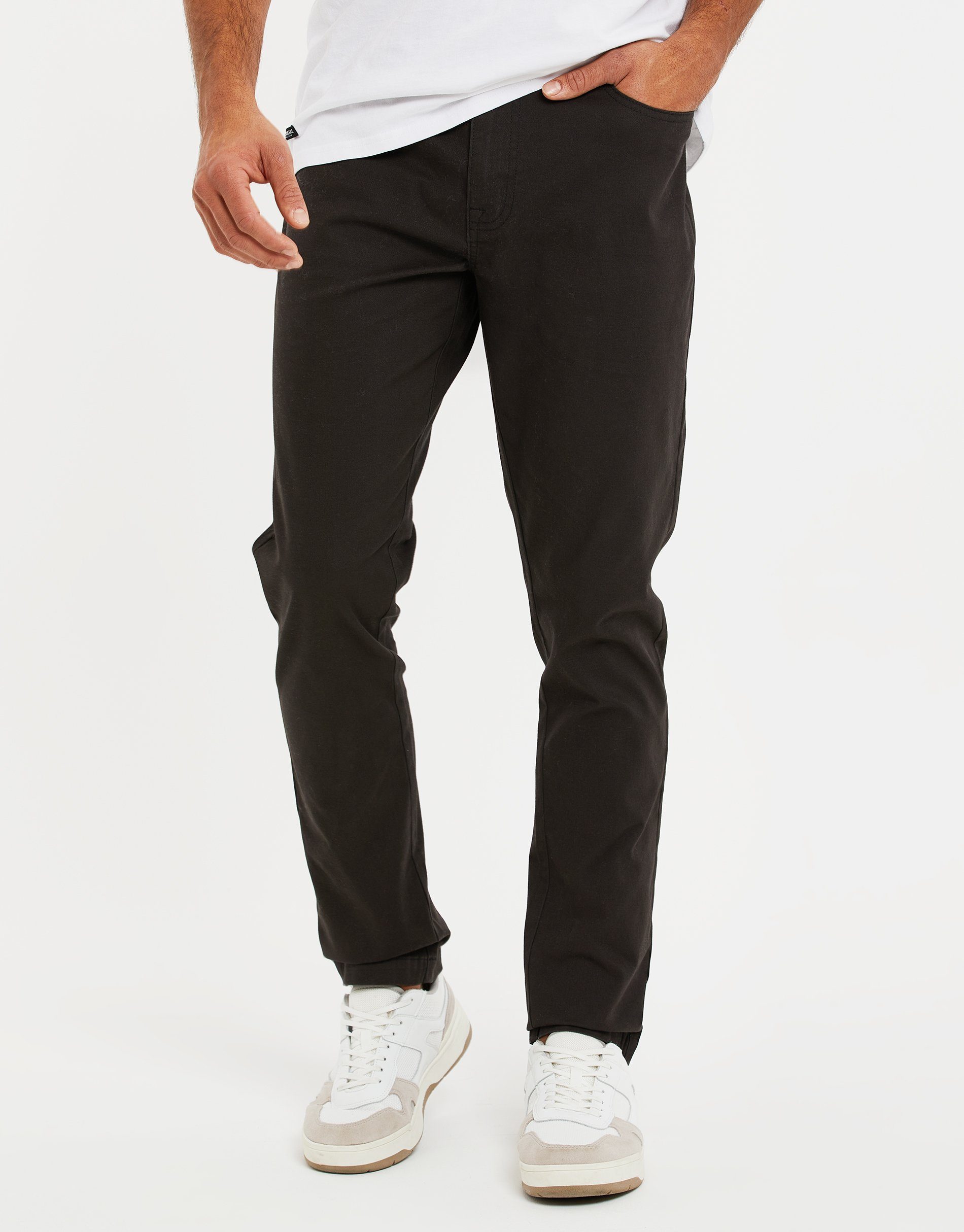 Threadbare 5-Pocket-Jeans THB Trouser 5 Pocket Monico Black