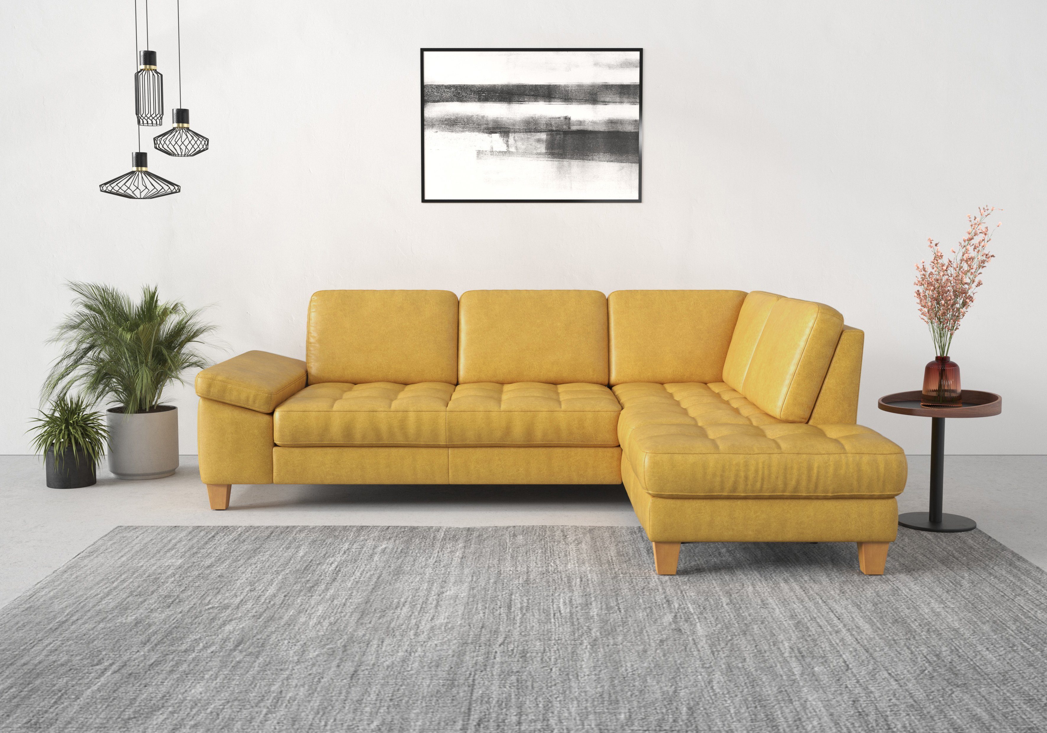sit&more Ecksofa Westham L-Form, mit Ottomane, mit oder ohne Bettfunktion, Bettkasten, Verstellung