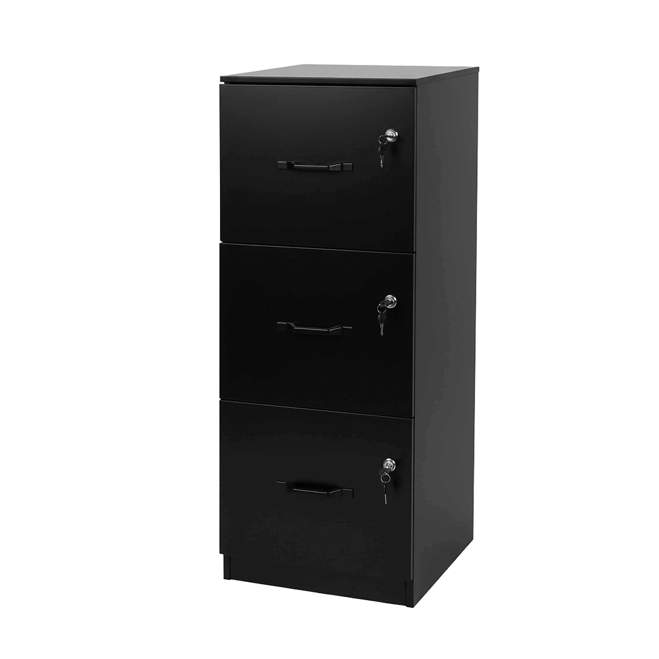 relaxdays Aktenschrank Hängeregister (1-St) schwarz