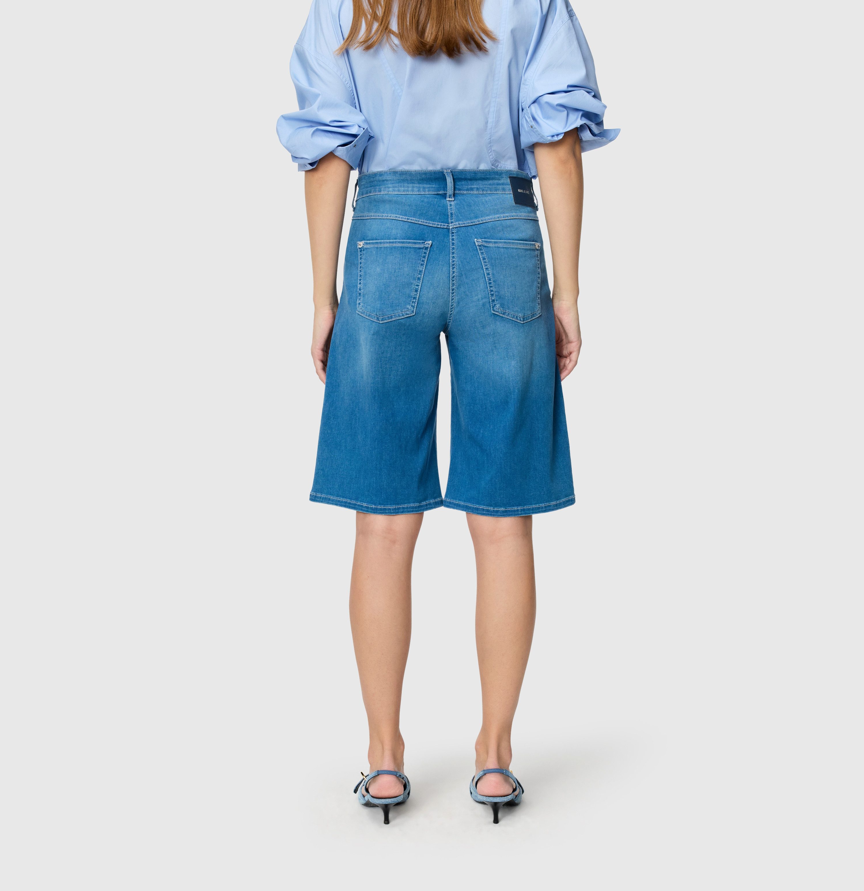 MAC Bermudas DREAM WIDE Bermuda Jeans mit weitem Bein