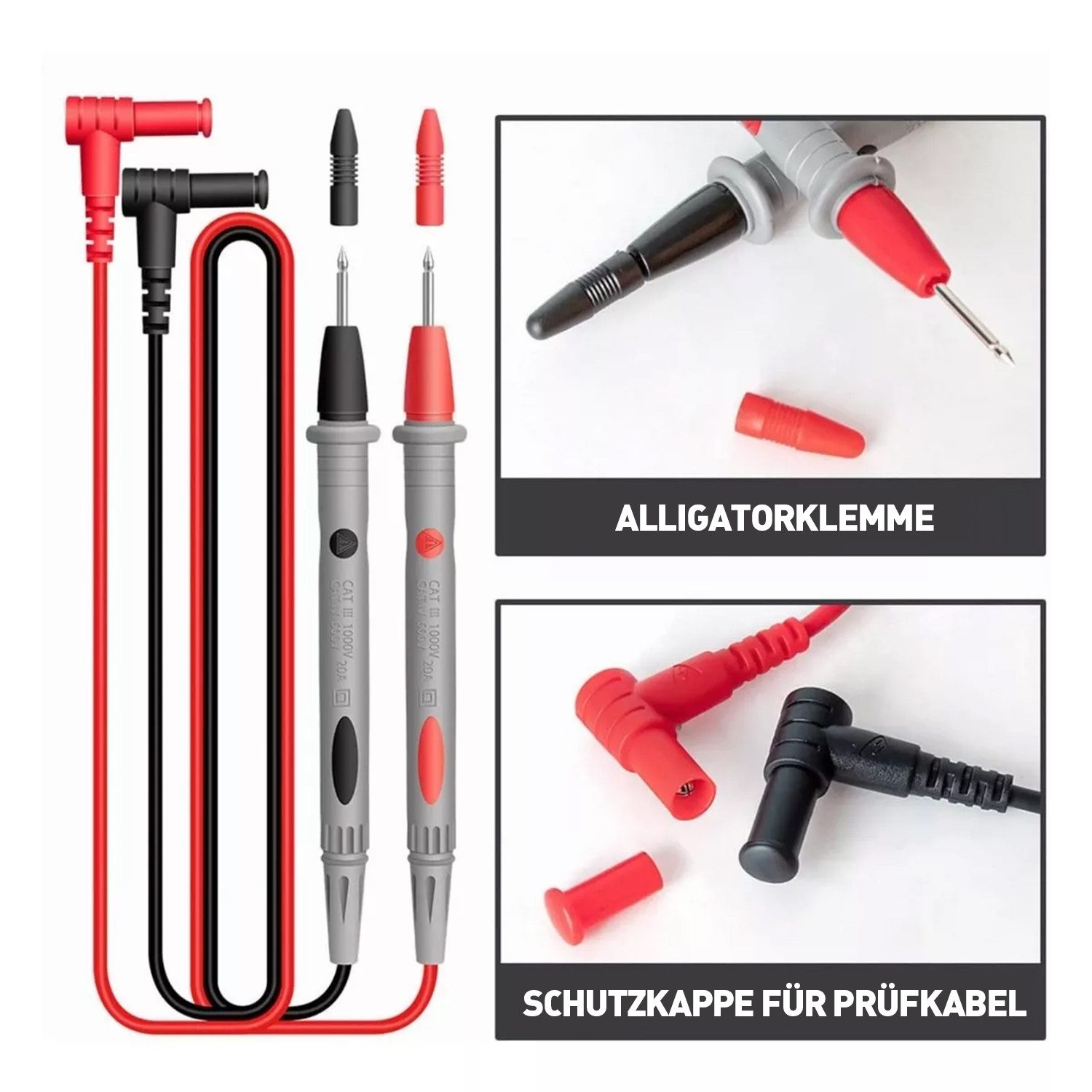 MOPUEA Strommessgerät Strommessgerät Stromzange Multimeter AC/DC Stromprüfe günstig online kaufen