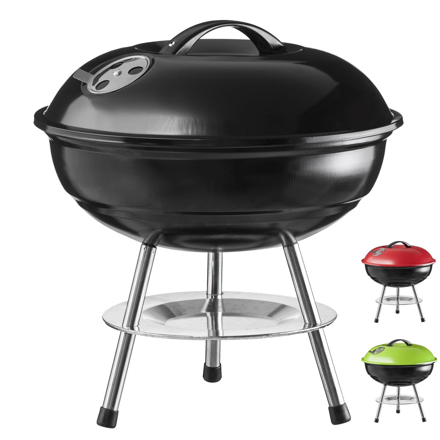 Goods+Gadgets Standgrill BBQ Grill Mini Kugelgrill, Camping Holzkohle-Grill  Tischgrill online kaufen | OTTO