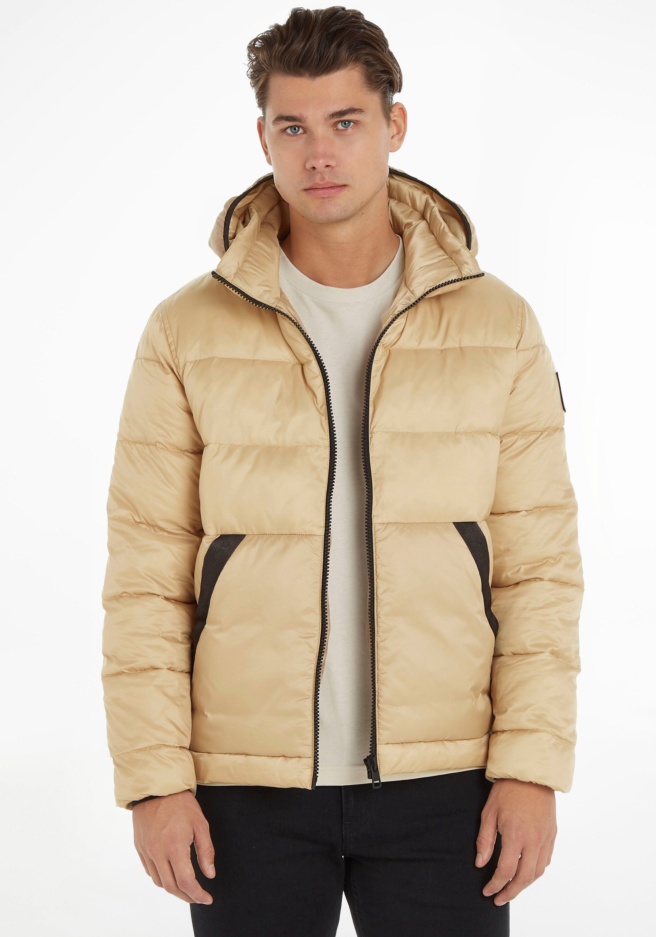 Calvin Klein Jeans Steppjacke TRIM LW PADDED JACKET Travertine