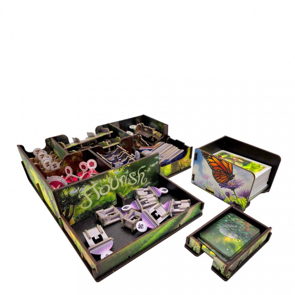 e-Raptor Spiel, Insert - Flourish - UV