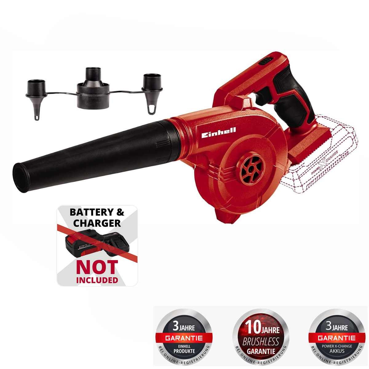Einhell Akku-Laubbläser Einhell Akku-Laubbläser TE-CB 18/180 Li - 18V (solo) Power X-Change