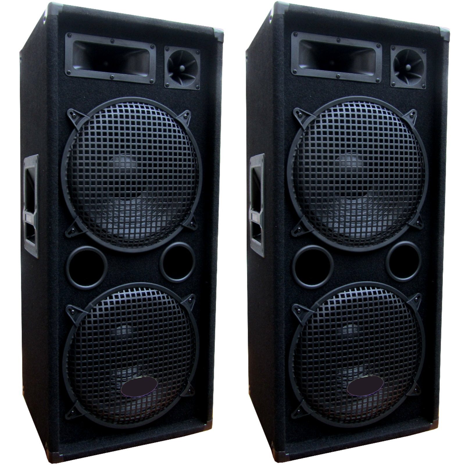 DSX Line 2 x 1200 Watt PA Party DJ Disco Lautsprecher Boxen 3 Wege Party-Lautsprecher