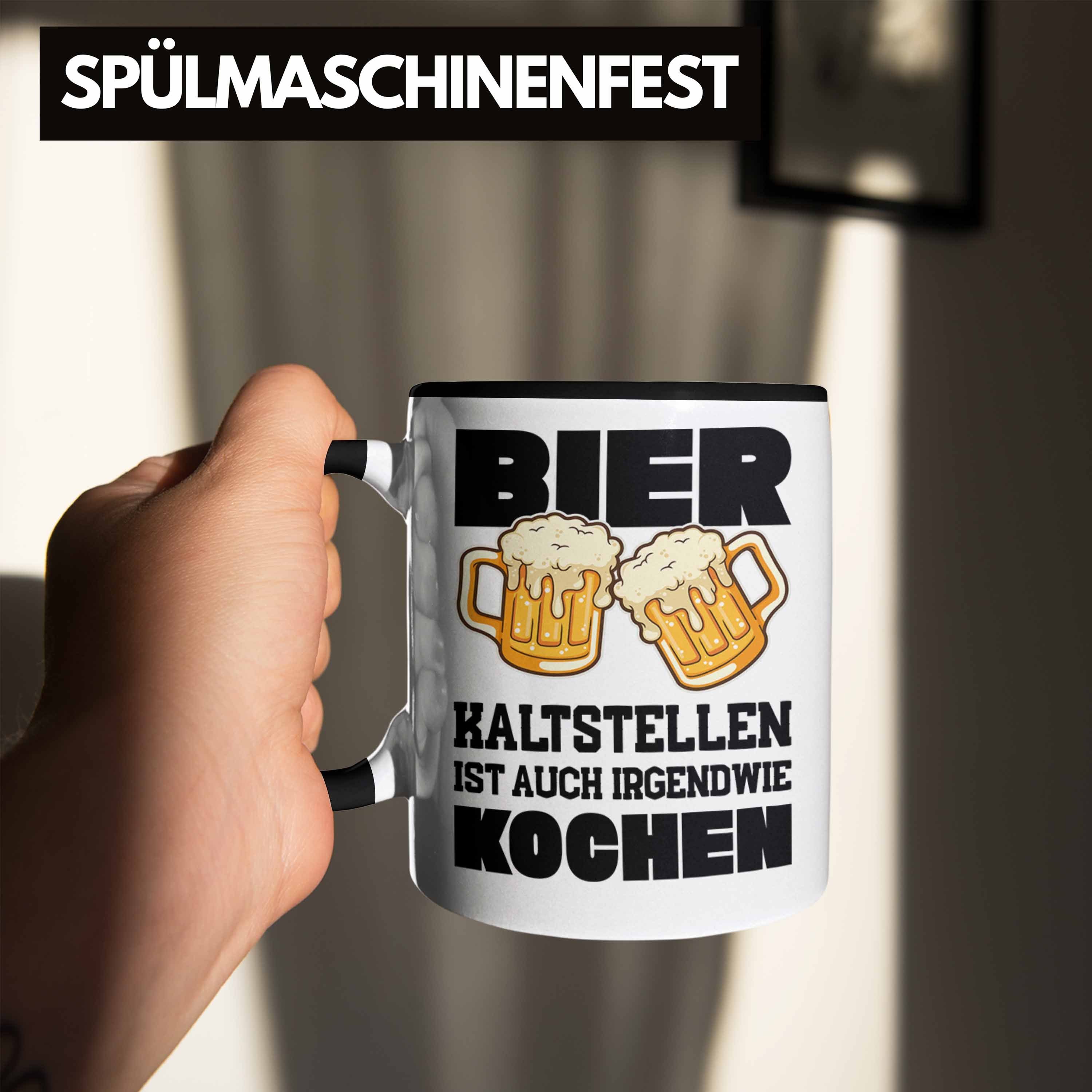 Männer Party Lustiger Vater Lustiger Tasse Tasse Trendation - Saufen Bier Spruch Schwarz Trendation Spruch