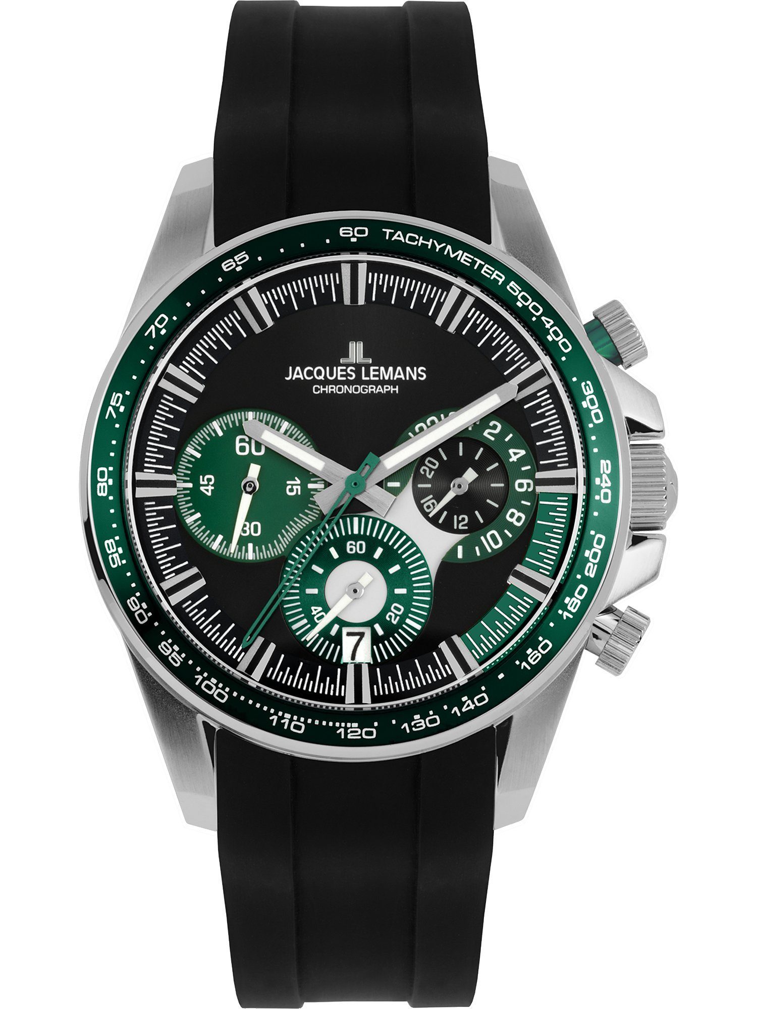 Herren-Uhren Lemans Jacques Quarz, Jacques Analog Chronograph Klassikuhr Lemans