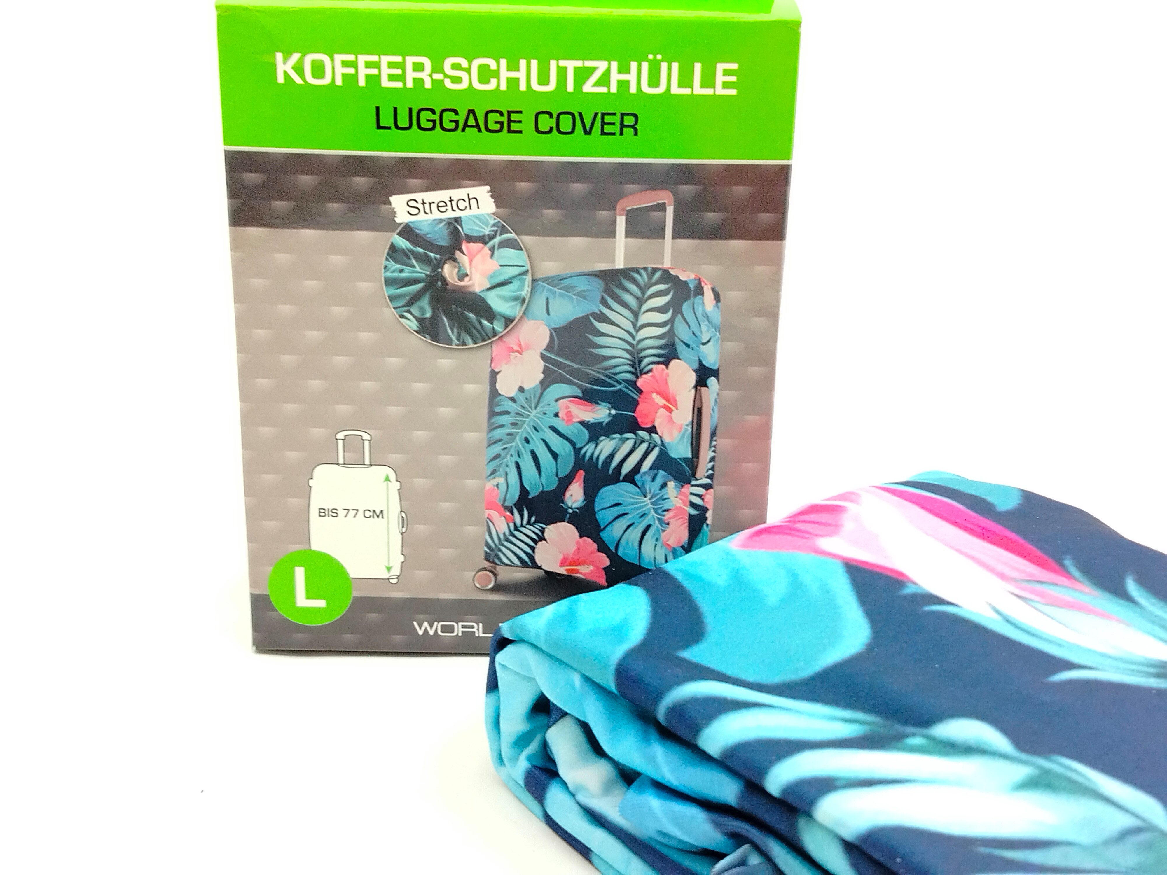 WORLDPACK Kofferhülle Kofferschutzhülle L petrol