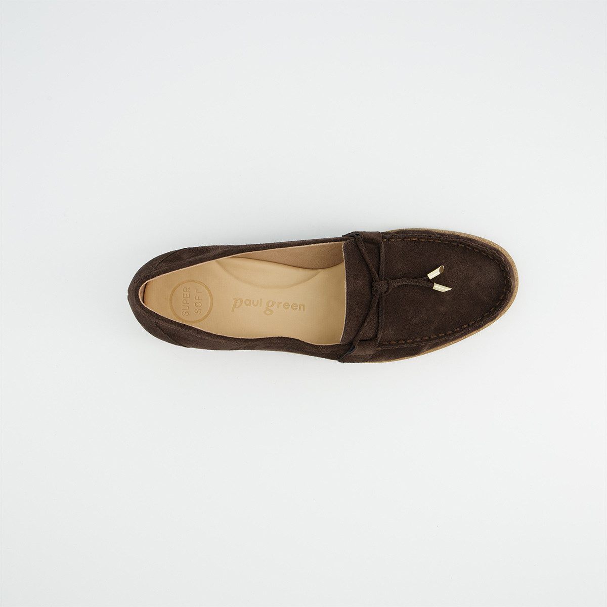Paul Green Paul Green 1202-029, Slipper & Mokassin, Braun, Damen Slipper