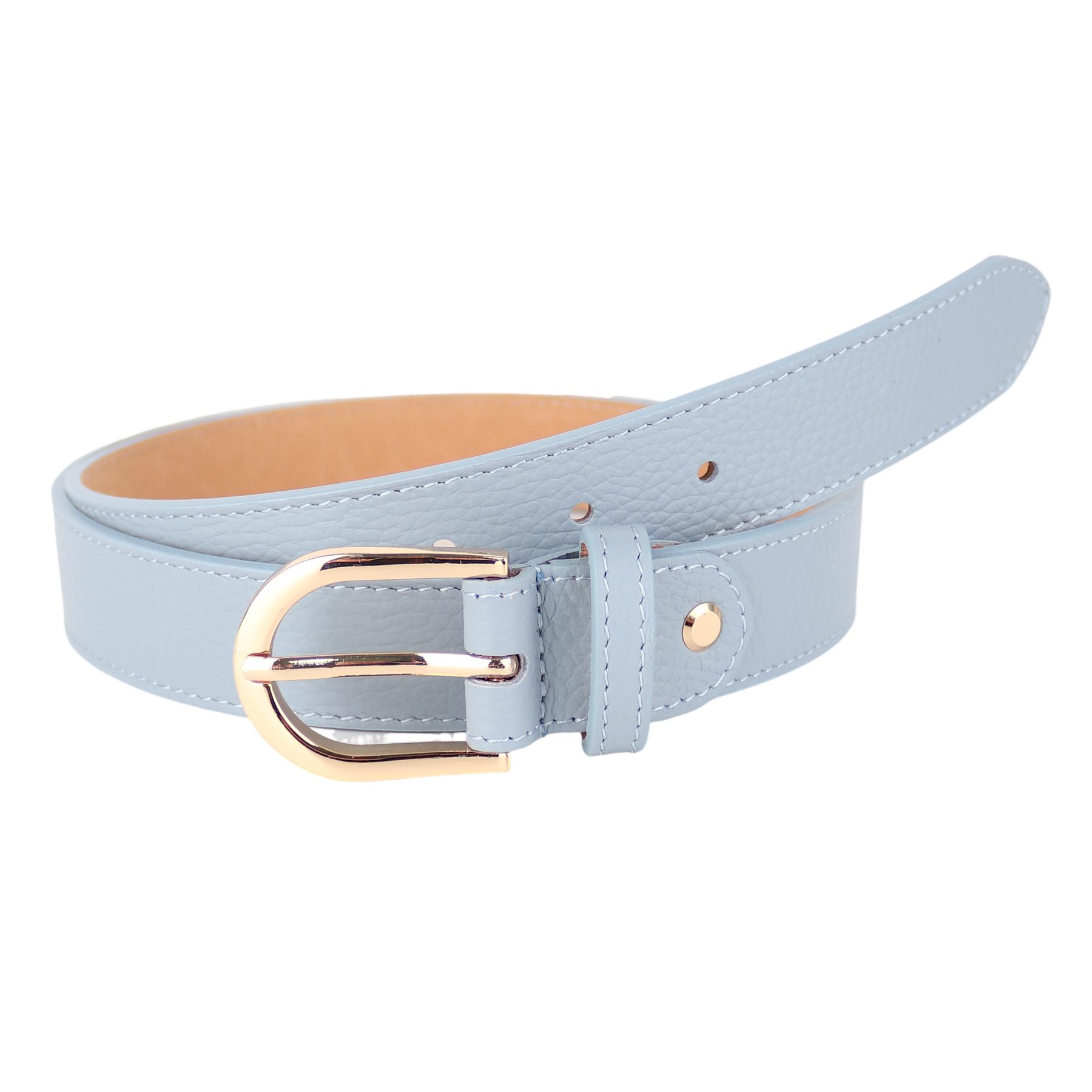 MIRROSI Ledergürtel Damen Herren Gürtel, Made in Italy, 3cm breit (Passt fast zu jeder Hosenschlaufe, aus Echtem Leder)