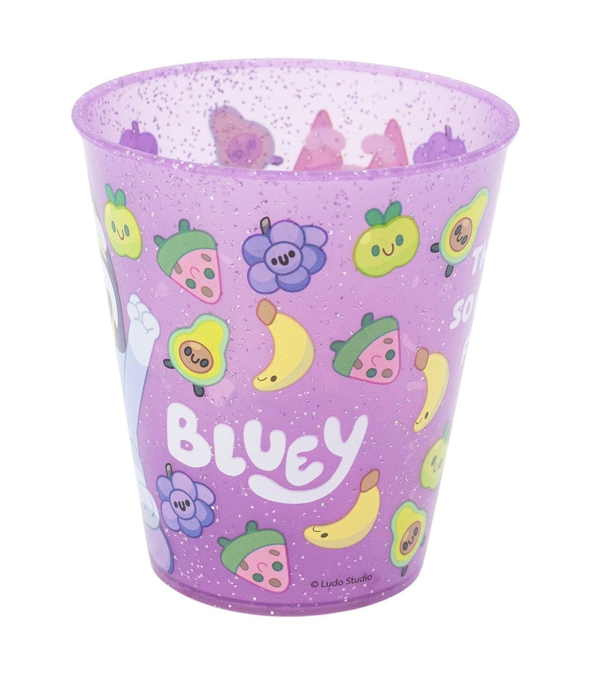 Bluey Becher Kinder Set 4 teilig 285 ml aus Polypropylen, 4-tlg.
