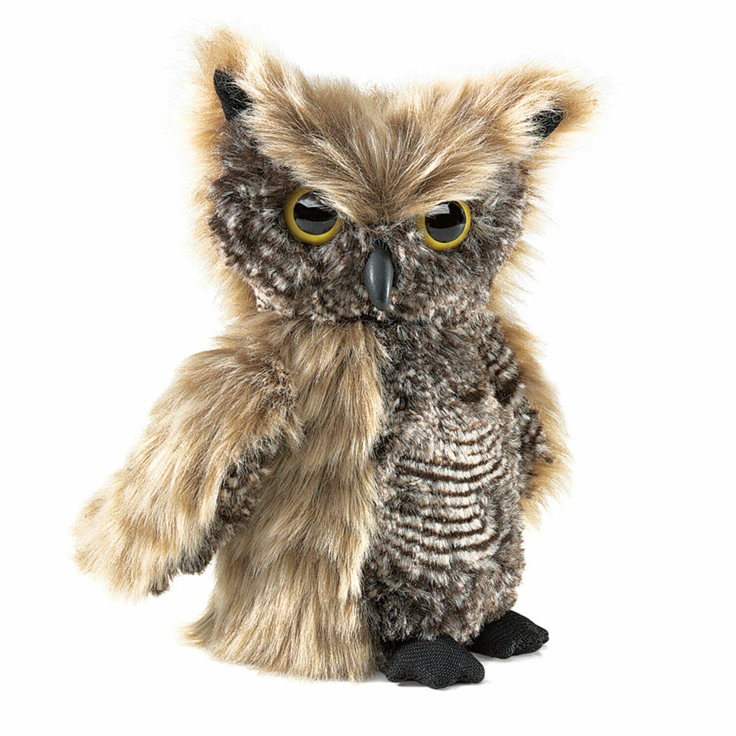 Folkmanis Панч и Джуди Handpuppe Folkmanis Handpuppe Vogel, Kreisch-Eule 2961 (Packung)