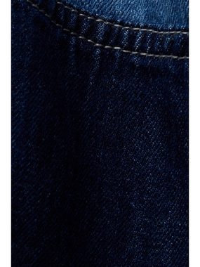 Esprit Collection Langarmbluse Jeanshemd im Patchwork-Style, Baumwollmix