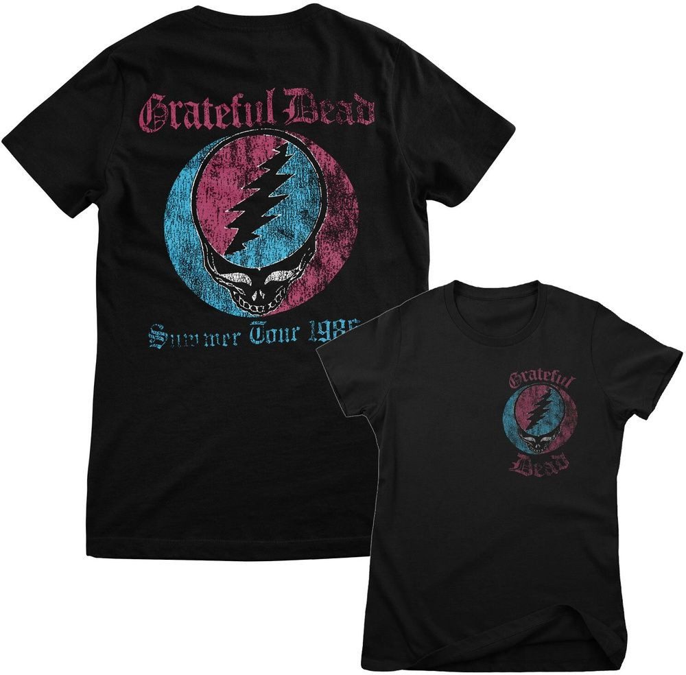 Grateful Dead T-Shirt 1986 Summer Tour Girly Tee