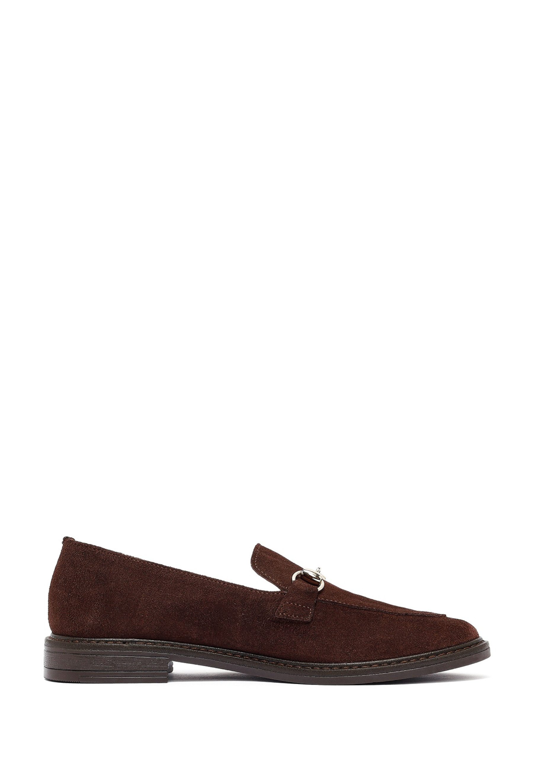 Derimod Maskuline Loafer aus Veloursleder Loafer günstig online kaufen