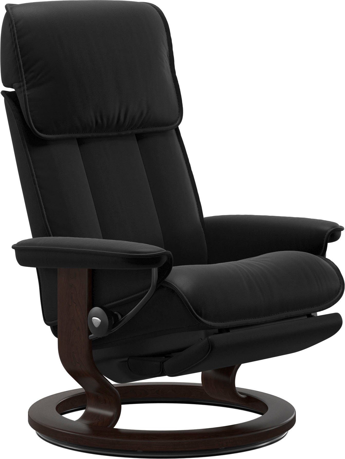 Stressless® Relaxsessel Admiral, verstellbar, optional 2-motorisch, Größe M & L, Gestell Braun