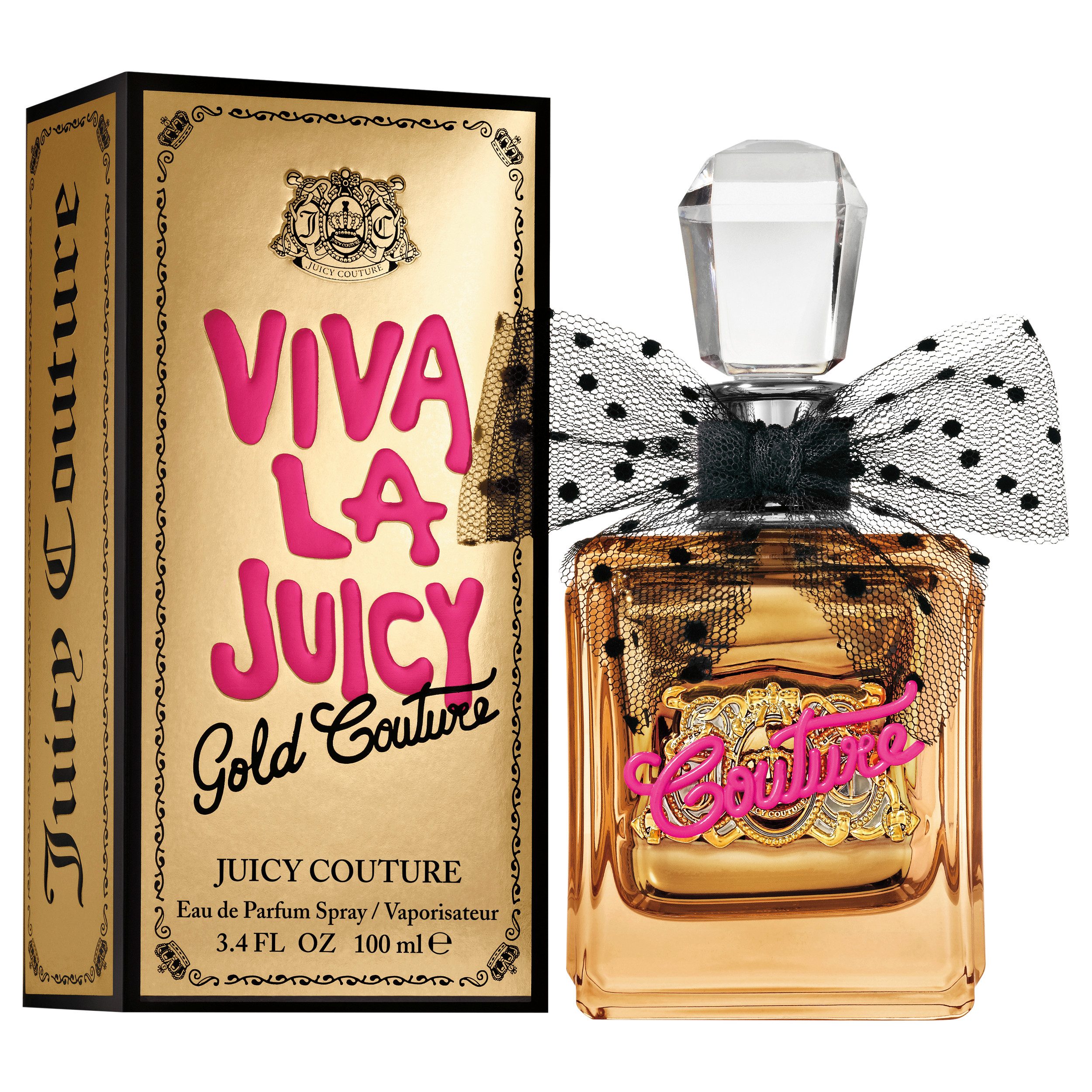 Juicy Couture Eau de Parfum VIVA LA JUICY GOLD COUTURE EDP, mit blumiger Duftnote