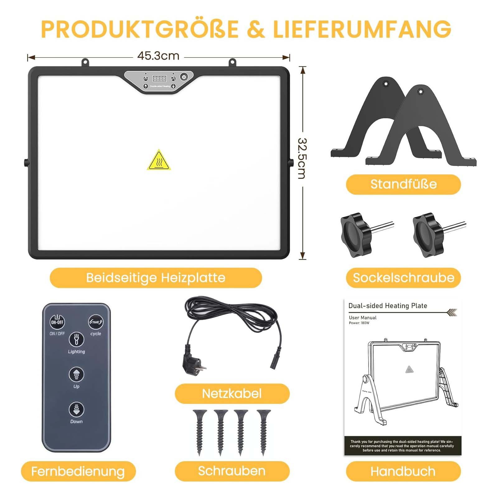 PRIISF Hundematte Katzen Hunde Einstellbare Temperatur Beidseitige Heizung günstig online kaufen